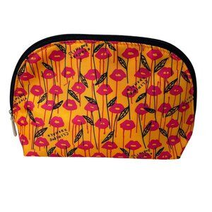 Clinique x Donald Limited Edition Magenta/Orange Kiss Mark Cosmetic Bag